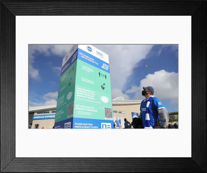 Framed Print : Premier League Showdown: Brighton vs Manchester City (18MAY21) Framed Print : Premier League Showdown: Brighton vs Manchester City (18MAY21)