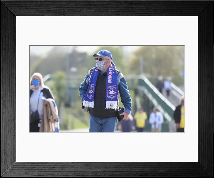 Framed Print : Brighton and Hove Albion vs Manchester City: Premier League Clash at American Express Community Stadium (18MAY21) Framed Print : Brighton and Hove Albion vs Manchester City: Premier League Clash at American Express Community Stadium (18MAY21)