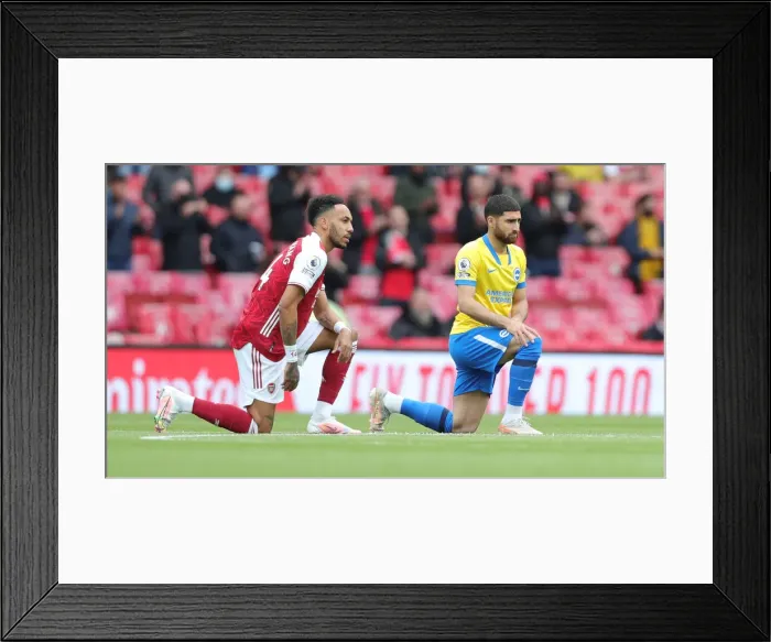 Framed Print : Premier League Showdown: Arsenal vs. Brighton & Hove Albion (23MAY21) - Battle at the Emirates Framed Print : Premier League Showdown: Arsenal vs. Brighton & Hove Albion (23MAY21) - Battle at the Emirates