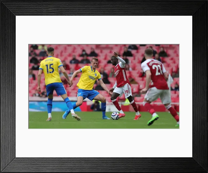 Framed Print : Intense Premier League Showdown: Arsenal vs. Brighton & Hove Albion (23MAY21) Framed Print : Intense Premier League Showdown: Arsenal vs. Brighton & Hove Albion (23MAY21)