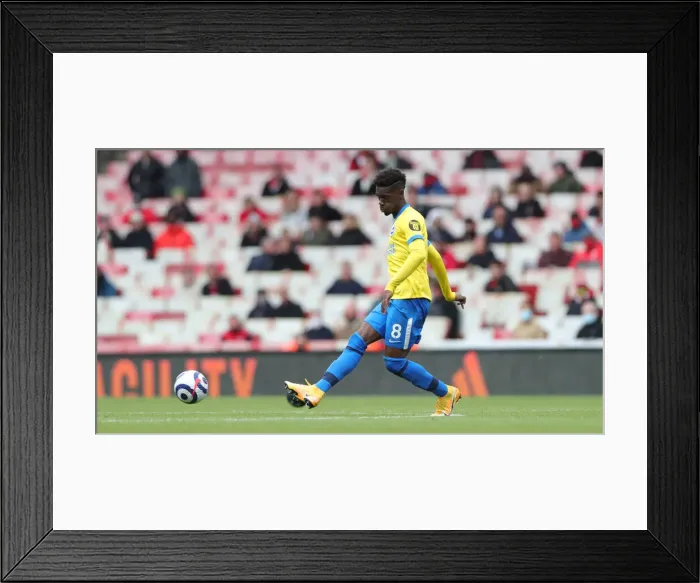 Framed Print : Premier League Showdown: Arsenal vs. Brighton & Hove Albion (23MAY21) - Intense Match Action Framed Print : Premier League Showdown: Arsenal vs. Brighton & Hove Albion (23MAY21) - Intense Match Action