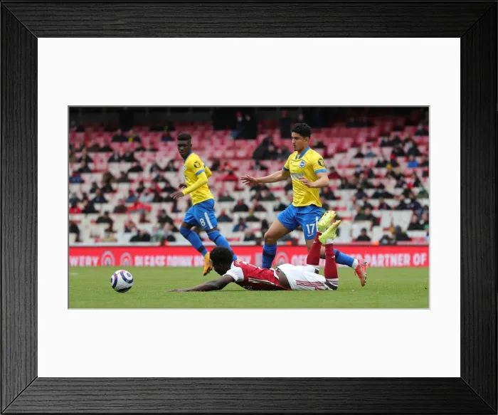 Framed Print : Premier League Showdown: Arsenal vs. Brighton & Hove Albion (23MAY21) - Intense Action on the Emirates Field Framed Print : Premier League Showdown: Arsenal vs. Brighton & Hove Albion (23MAY21) - Intense Action on the Emirates Field