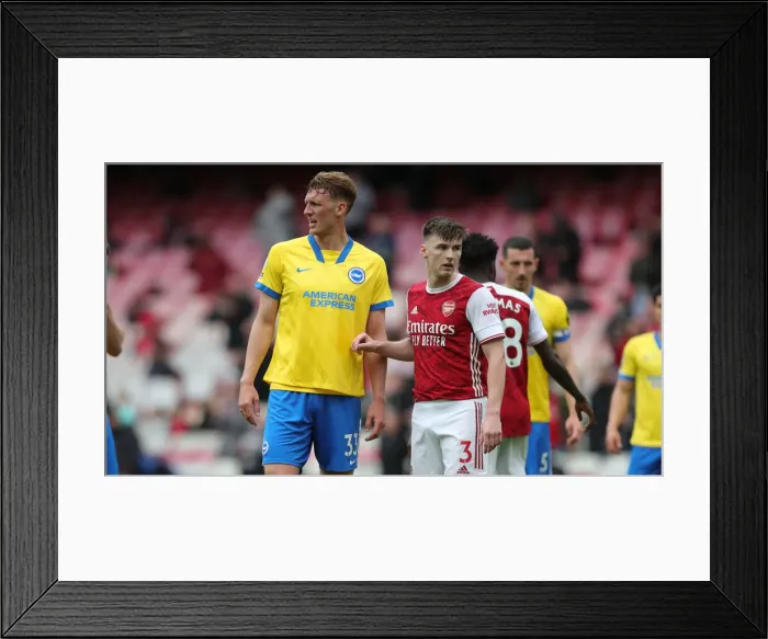 Framed Print : Premier League Showdown: Arsenal vs. Brighton & Hove Albion (23MAY21) - Intense Match Action Framed Print : Premier League Showdown: Arsenal vs. Brighton & Hove Albion (23MAY21) - Intense Match Action