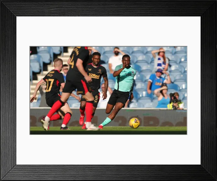 Framed Print : Pre-Season Showdown: Rangers vs. Brighton & Hove Albion at Ibrox Stadium (24th July 2021) Framed Print : Pre-Season Showdown: Rangers vs. Brighton & Hove Albion at Ibrox Stadium (24th July 2021)