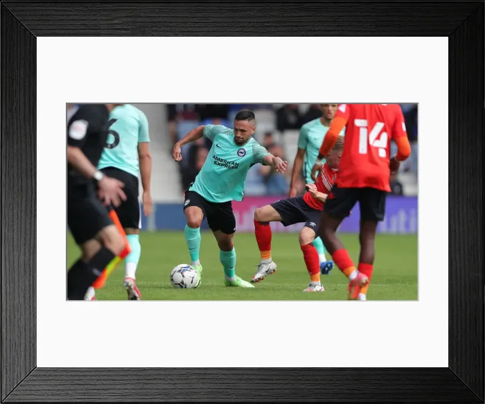 Framed Print : Luton Town v Brighton and Hove Albion Pre-Season Friendly 31JUL21 Framed Print : Luton Town v Brighton and Hove Albion Pre-Season Friendly 31JUL21