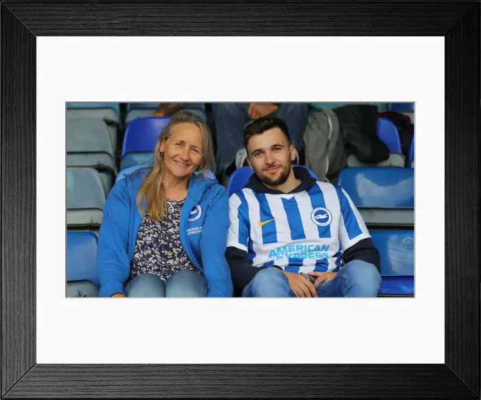 Framed Print : Pre-Season Friendly: Luton Town vs. Brighton & Hove Albion (31st July 2021) - Intense Match Action at Kenilworth Road