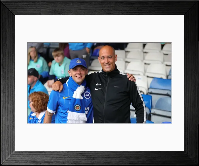 Framed Print : Pre-Season Friendly: Luton Town vs. Brighton & Hove Albion at Kenilworth Road (31st July 2021) Framed Print : Pre-Season Friendly: Luton Town vs. Brighton & Hove Albion at Kenilworth Road (31st July 2021)