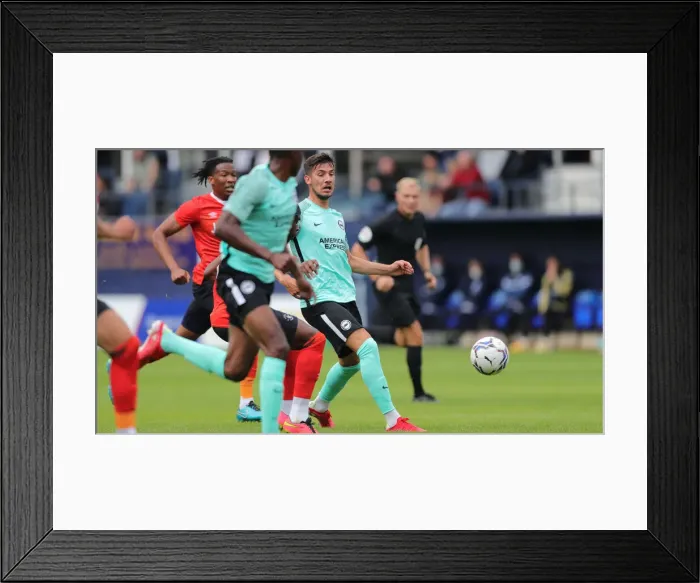 Framed Print : 31JUL21: Luton Town vs. Brighton & Hove Albion - Pre-Season Clash at Kenilworth Road