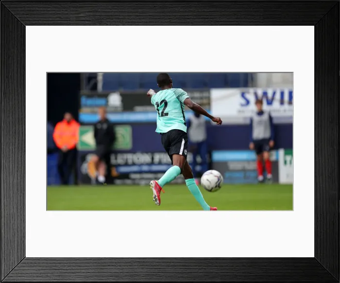 Framed Print : Luton Town vs. Brighton and Hove Albion: Pre-Season Clash at Kenilworth Road (31st July 2021) Framed Print : Luton Town vs. Brighton and Hove Albion: Pre-Season Clash at Kenilworth Road (31st July 2021)