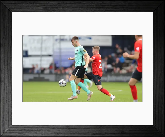 Framed Print : 31st July 2021: Luton Town vs. Brighton and Hove Albion - Pre-Season Friendly Action Framed Print : 31st July 2021: Luton Town vs. Brighton and Hove Albion - Pre-Season Friendly Action