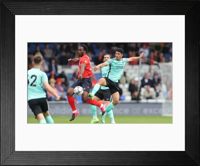 Framed Print : Pre-Season Friendly: Luton Town vs. Brighton and Hove Albion at Kenilworth Road (31JUL21) Framed Print : Pre-Season Friendly: Luton Town vs. Brighton and Hove Albion at Kenilworth Road (31JUL21)