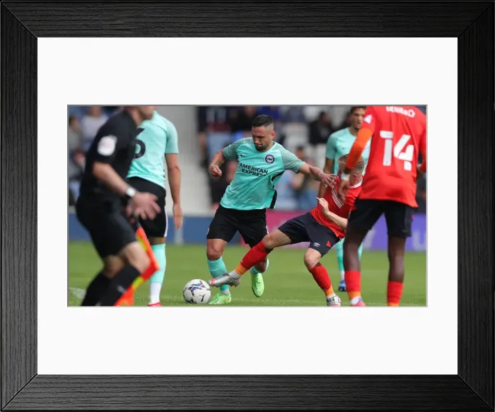 Framed Print : Pre-Season Battle: Luton Town vs. Brighton & Hove Albion at Kenilworth Road (31JUL21) Framed Print : Pre-Season Battle: Luton Town vs. Brighton & Hove Albion at Kenilworth Road (31JUL21)