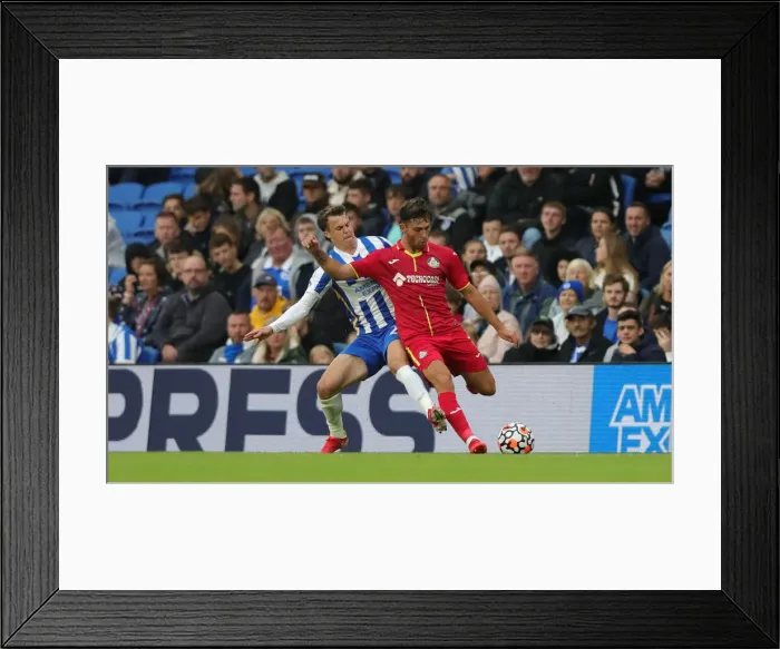 Framed Print : Brighton & Hove Albion vs. Getafe: 2021 Pre-Season Clash at American Express Community Stadium Framed Print : Brighton & Hove Albion vs. Getafe: 2021 Pre-Season Clash at American Express Community Stadium
