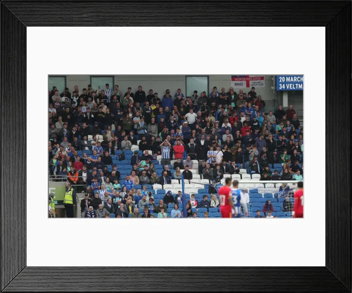 Framed Print : Brighton & Hove Albion vs. Getafe: 2021 Pre-Season Clash at American Express Community Stadium Framed Print : Brighton & Hove Albion vs. Getafe: 2021 Pre-Season Clash at American Express Community Stadium