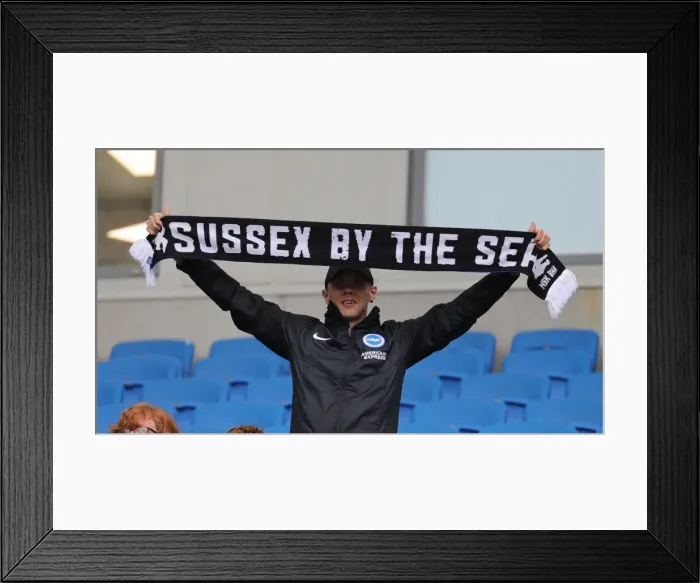 Framed Print : Brighton & Hove Albion vs. Getafe: 2021 Pre-Season Clash at American Express Community Stadium Framed Print : Brighton & Hove Albion vs. Getafe: 2021 Pre-Season Clash at American Express Community Stadium