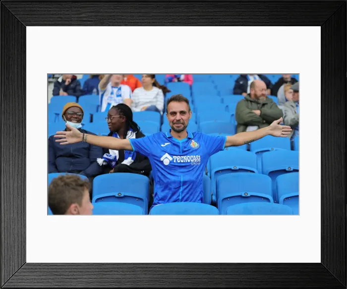 Framed Print : Brighton & Hove Albion vs. Getafe: 2021 Pre-Season Clash at American Express Community Stadium Framed Print : Brighton & Hove Albion vs. Getafe: 2021 Pre-Season Clash at American Express Community Stadium