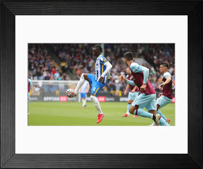 Framed Print : Burnley v Brighton and Hove Albion Premier League 14AUG21 Framed Print : Burnley v Brighton and Hove Albion Premier League 14AUG21