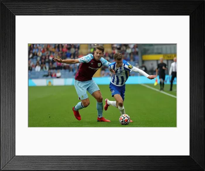 Framed Print : Intense Premier League Clash: Burnley vs. Brighton & Hove Albion at Turf Moor (14AUG21) Framed Print : Intense Premier League Clash: Burnley vs. Brighton & Hove Albion at Turf Moor (14AUG21)