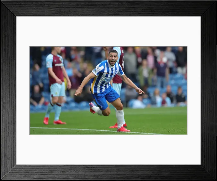 Framed Print : Intense Premier League Battle: Burnley vs. Brighton & Hove Albion at Turf Moor (14AUG21) Framed Print : Intense Premier League Battle: Burnley vs. Brighton & Hove Albion at Turf Moor (14AUG21)