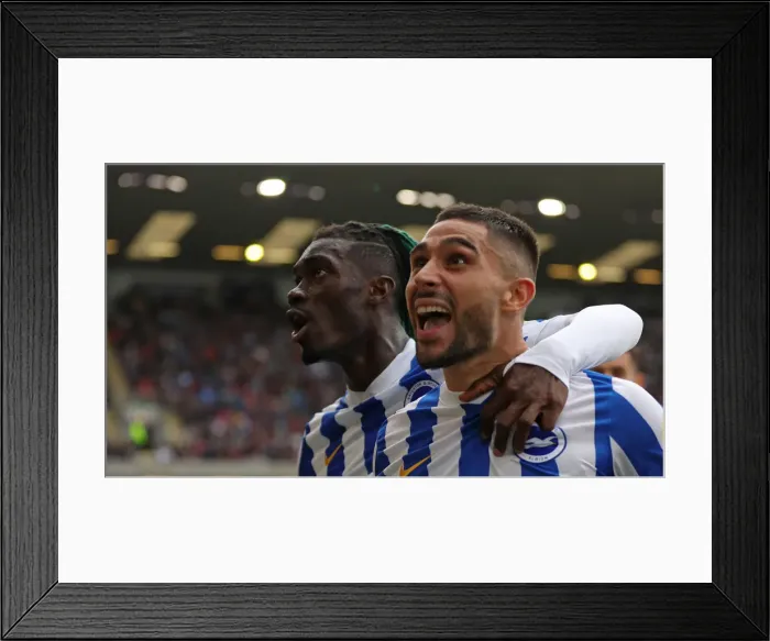 Framed Print : Intense Premier League Battle: Burnley vs. Brighton & Hove Albion at Turf Moor (14AUG21) Framed Print : Intense Premier League Battle: Burnley vs. Brighton & Hove Albion at Turf Moor (14AUG21)