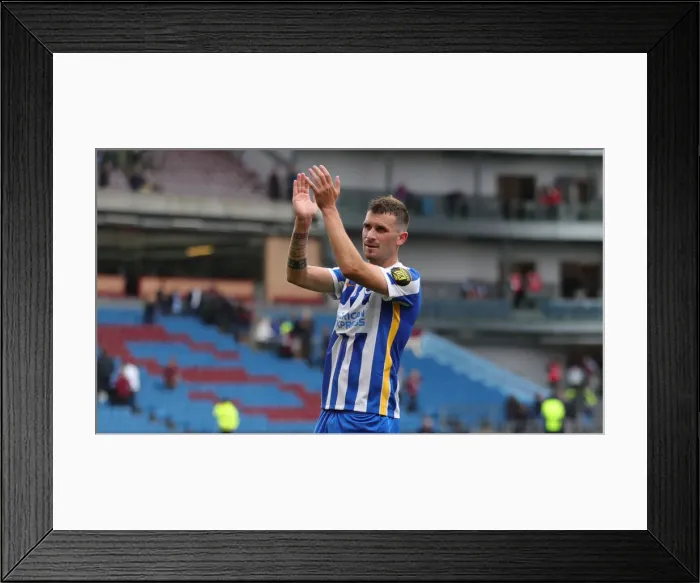 Framed Print : Intense Premier League Showdown: Burnley vs. Brighton & Hove Albion at Turf Moor (14th August 2021) Framed Print : Intense Premier League Showdown: Burnley vs. Brighton & Hove Albion at Turf Moor (14th August 2021)