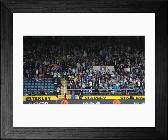 Framed Print : Intense Premier League Clash: Burnley vs. Brighton & Hove Albion at Turf Moor (14AUG21)