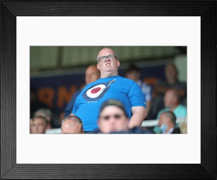 Framed Print : Intense Premier League Battle: Burnley vs. Brighton & Hove Albion at Turf Moor (14AUG21)