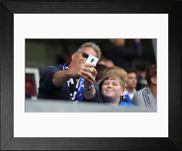 Framed Print : Intense Premier League Battle: Burnley vs. Brighton & Hove Albion at Turf Moor (14AUG21)