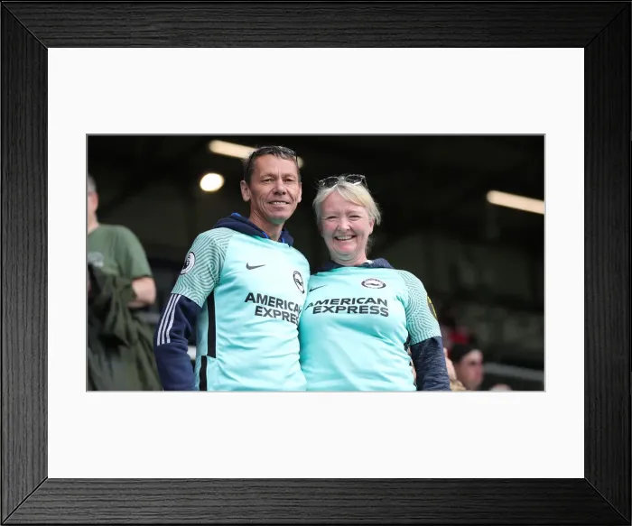 Framed Print : Intense Premier League Battle: Burnley vs. Brighton & Hove Albion at Turf Moor (14AUG21)