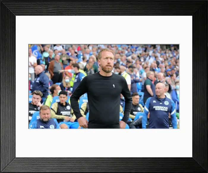 Framed Print : 2021-22 Premier League: Brighton & Hove Albion vs. Watford - Intense Match Action at American Express Community Stadium Framed Print : 2021-22 Premier League: Brighton & Hove Albion vs. Watford - Intense Match Action at American Express Community Stadium