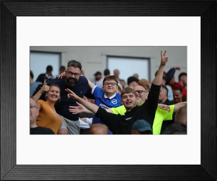 Framed Print : Brighton vs. Watford: 2021-22 Premier League Showdown at American Express Community Stadium