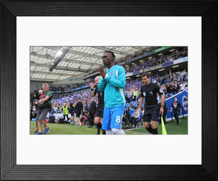 Framed Print : 2021-22 Premier League: Brighton & Hove Albion vs. Watford - Intense Match Action at American Express Community Stadium Framed Print : 2021-22 Premier League: Brighton & Hove Albion vs. Watford - Intense Match Action at American Express Community Stadium