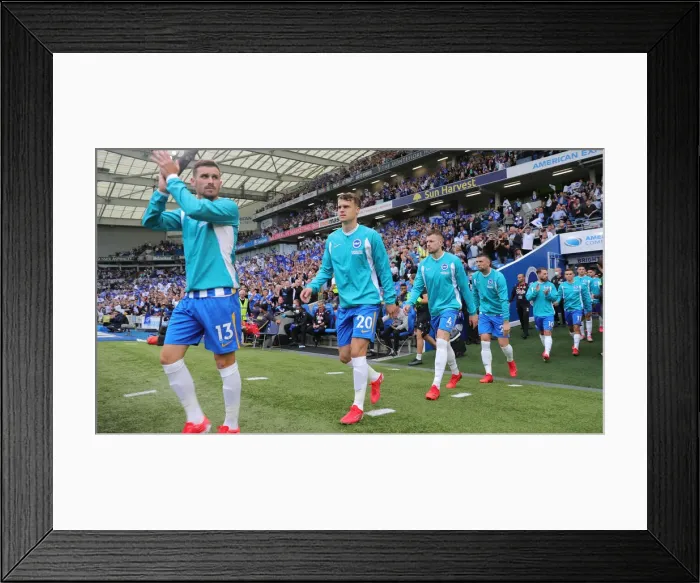 Framed Print : Brighton & Hove Albion vs. Watford: 2021-22 Premier League Battle at American Express Community Stadium Framed Print : Brighton & Hove Albion vs. Watford: 2021-22 Premier League Battle at American Express Community Stadium