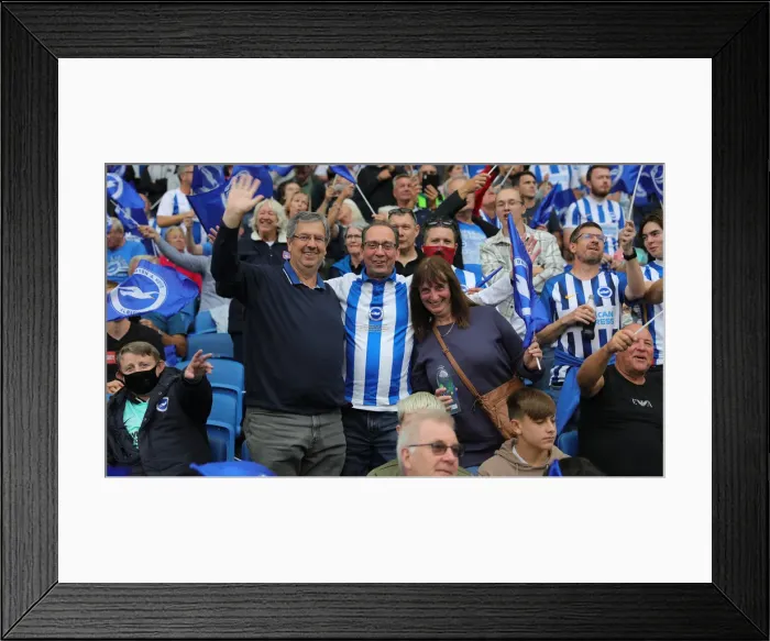 Framed Print : Brighton & Hove Albion vs. Watford: 2021-22 Premier League Battle at American Express Community Stadium