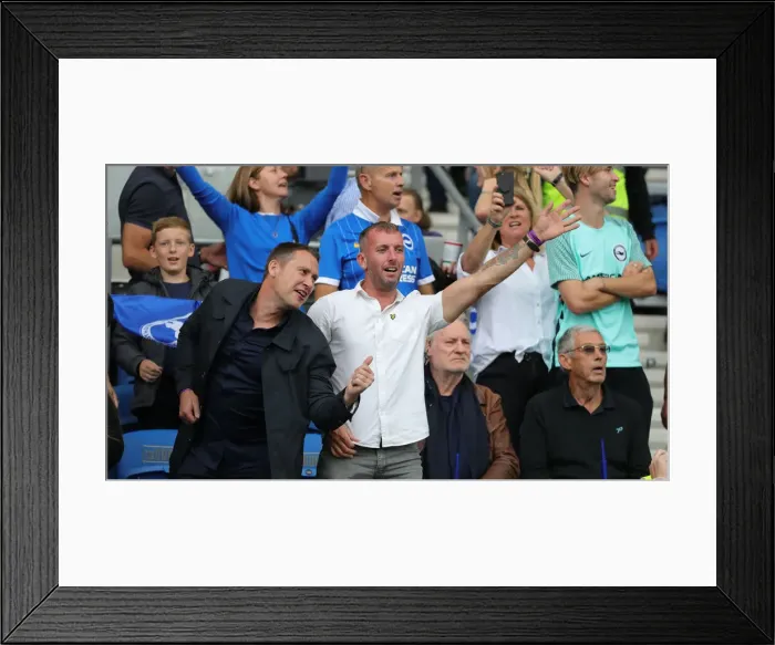 Framed Print : Brighton and Hove Albion vs. Watford: 2021-22 Premier League Battle at American Express Community Stadium