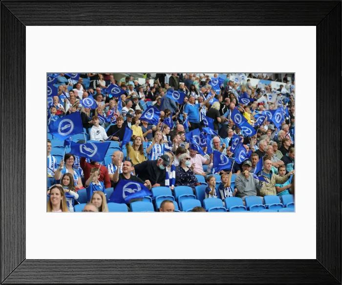 Framed Print : 2021-22 Premier League: Brighton & Hove Albion vs. Watford - Intense Match Action at American Express Community Stadium Framed Print : 2021-22 Premier League: Brighton & Hove Albion vs. Watford - Intense Match Action at American Express Community Stadium