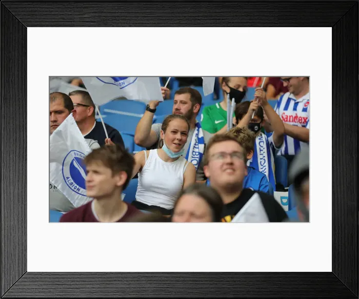 Framed Print : Brighton & Hove Albion vs. Watford: 2021-22 Premier League Battle at American Express Community Stadium Framed Print : Brighton & Hove Albion vs. Watford: 2021-22 Premier League Battle at American Express Community Stadium