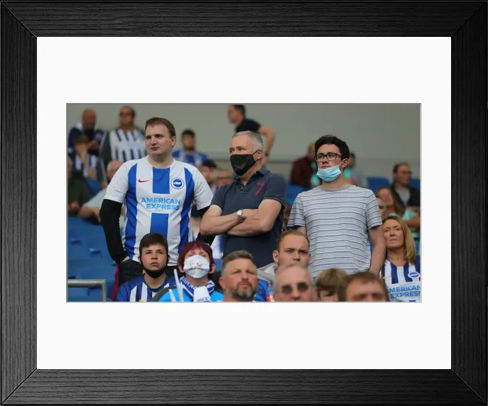 Framed Print : Brighton vs. Watford: 2021-22 Premier League Battle at American Express Community Stadium Framed Print : Brighton vs. Watford: 2021-22 Premier League Battle at American Express Community Stadium