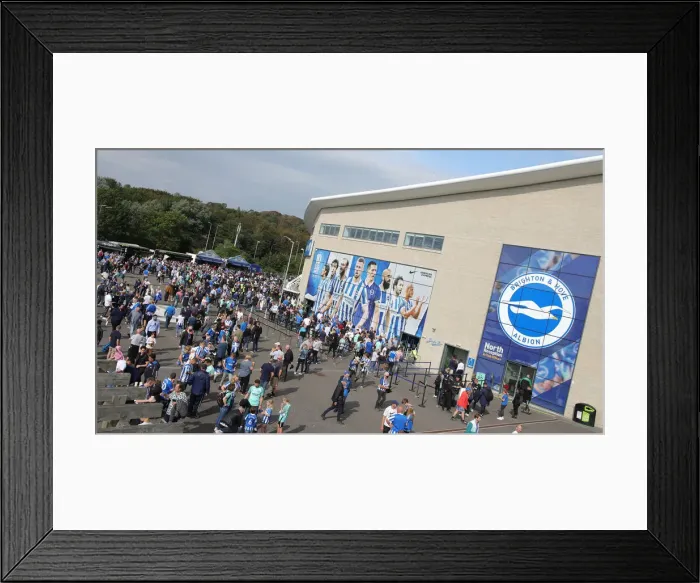 Framed Print : 2021-22 Premier League: Brighton & Hove Albion vs. Watford - Intense Match Action at American Express Community Stadium Framed Print : 2021-22 Premier League: Brighton & Hove Albion vs. Watford - Intense Match Action at American Express Community Stadium