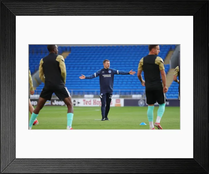 Framed Print : 2021 Carabao Cup: Cardiff City vs. Brighton and Hove Albion Clash at Cardiff City Stadium Framed Print : 2021 Carabao Cup: Cardiff City vs. Brighton and Hove Albion Clash at Cardiff City Stadium