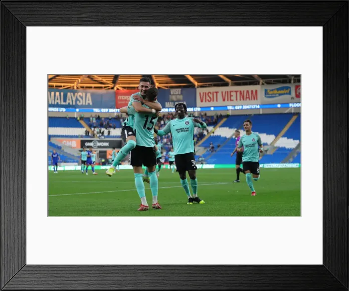 Framed Print : Brighton and Hove Albion vs. Cardiff City: Carabao Cup Showdown (24AUG21) Framed Print : Brighton and Hove Albion vs. Cardiff City: Carabao Cup Showdown (24AUG21)