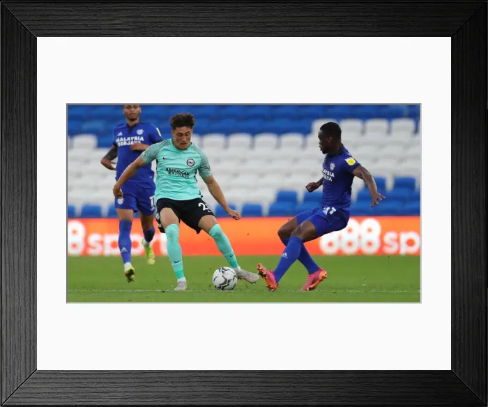 Framed Print : Intense Rivalry: Cardiff City vs. Brighton and Hove Albion in the 2021-22 Carabao Cup Framed Print : Intense Rivalry: Cardiff City vs. Brighton and Hove Albion in the 2021-22 Carabao Cup
