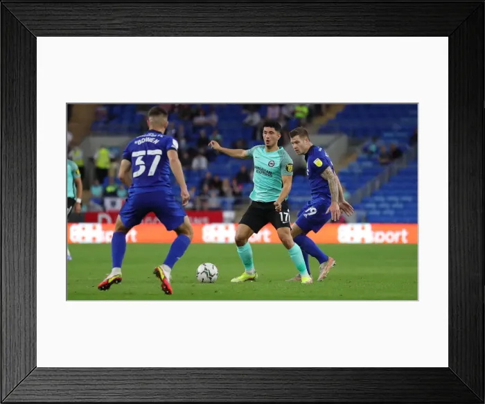Framed Print : Intense Carabao Cup Showdown: Cardiff City vs. Brighton and Hove Albion (24AUG21) Framed Print : Intense Carabao Cup Showdown: Cardiff City vs. Brighton and Hove Albion (24AUG21)