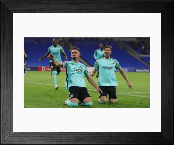 Framed Print : 2021-22 Carabao Cup: Intense Clash Between Cardiff City and Brighton & Hove Albion (24AUG21) Framed Print : 2021-22 Carabao Cup: Intense Clash Between Cardiff City and Brighton & Hove Albion (24AUG21)
