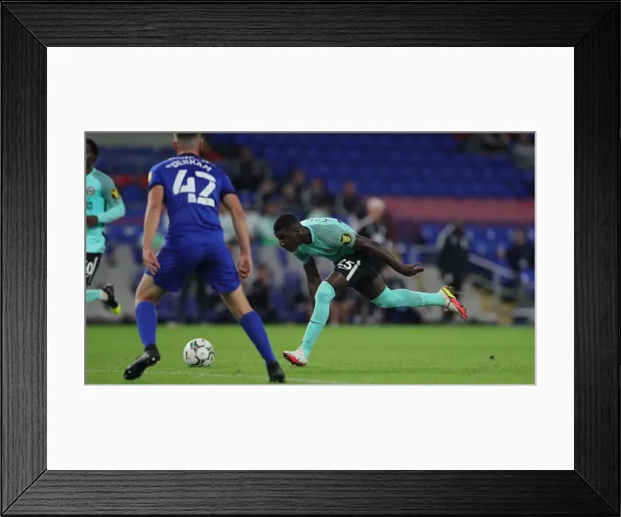 Framed Print : Clash in the Carabao Cup: Cardiff City vs. Brighton and Hove Albion (24AUG21) Framed Print : Clash in the Carabao Cup: Cardiff City vs. Brighton and Hove Albion (24AUG21)
