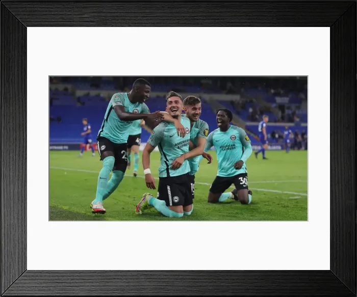 Framed Print : Intense Carabao Cup Clash: Cardiff City vs. Brighton & Hove Albion (24AUG21) Framed Print : Intense Carabao Cup Clash: Cardiff City vs. Brighton & Hove Albion (24AUG21)
