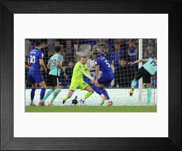 Framed Print : Intense Carabao Cup Battle: Cardiff City vs. Brighton and Hove Albion (24AUG21) Framed Print : Intense Carabao Cup Battle: Cardiff City vs. Brighton and Hove Albion (24AUG21)