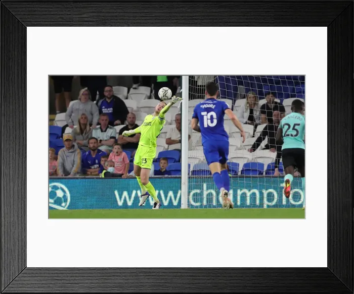 Framed Print : Clash in the Carabao Cup: Cardiff City vs Brighton & Hove Albion (24.08.2021) Framed Print : Clash in the Carabao Cup: Cardiff City vs Brighton & Hove Albion (24.08.2021)