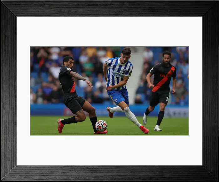 Framed Print : Brighton & Hove Albion vs. Everton: 2021-22 Premier League Battle at American Express Community Stadium