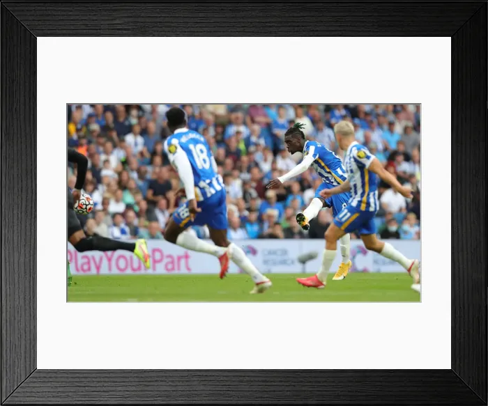 Framed Print : Premier League Showdown: Brighton & Hove Albion vs. Everton (28 / 08 / 21) - American Express Community Stadium Framed Print : Premier League Showdown: Brighton & Hove Albion vs. Everton (28 / 08 / 21) - American Express Community Stadium